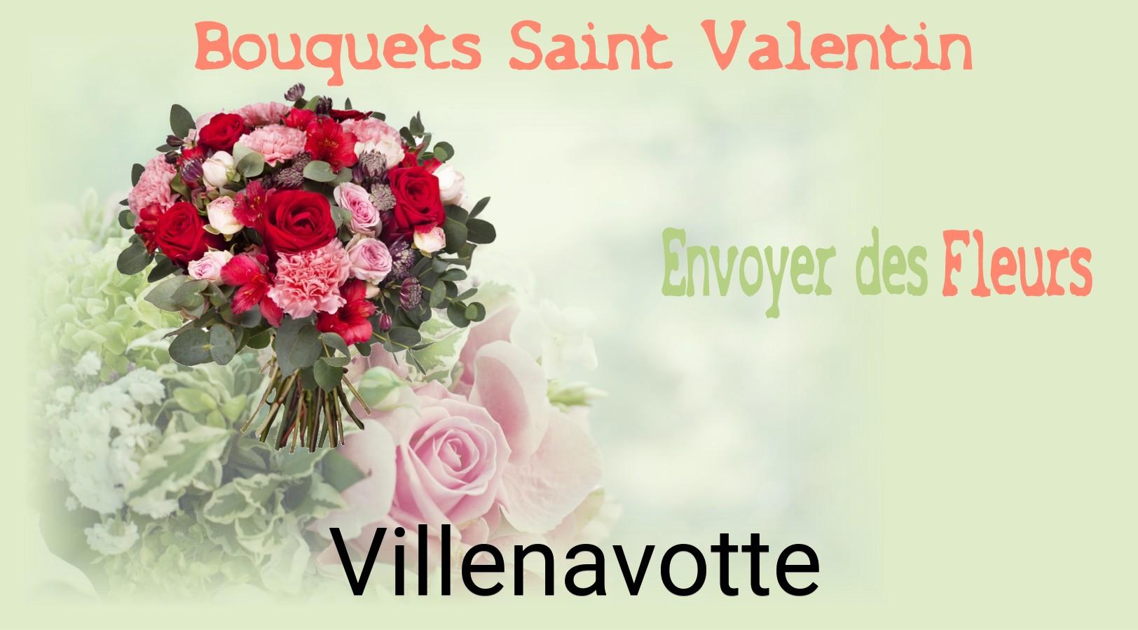 Roses de Saint-Valentin livrées à Villenavotte